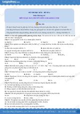 Đề thi học kì 2 Hóa 12 Chân trời sáng tạo - Đề số 4